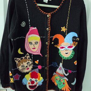 Cove Creek Halloween Sweater L